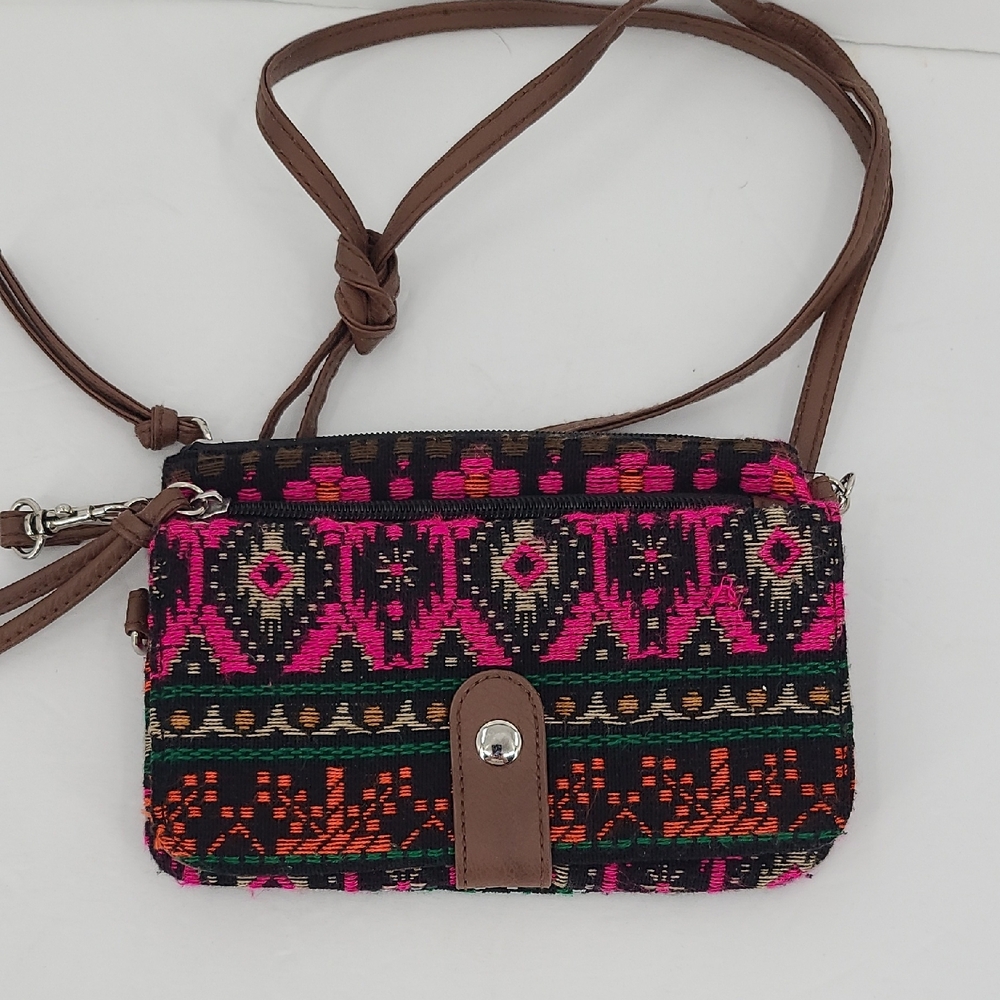 Colorful Geometric Crossbody Bag